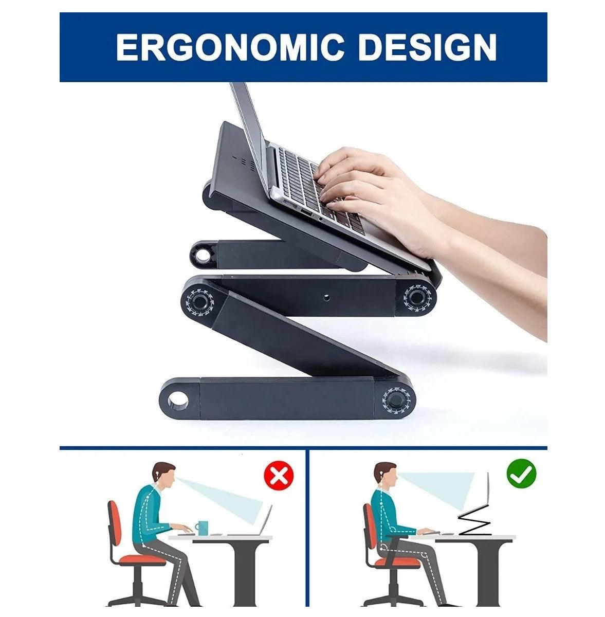 Mesa Multifuncional Graduable Para Laptop