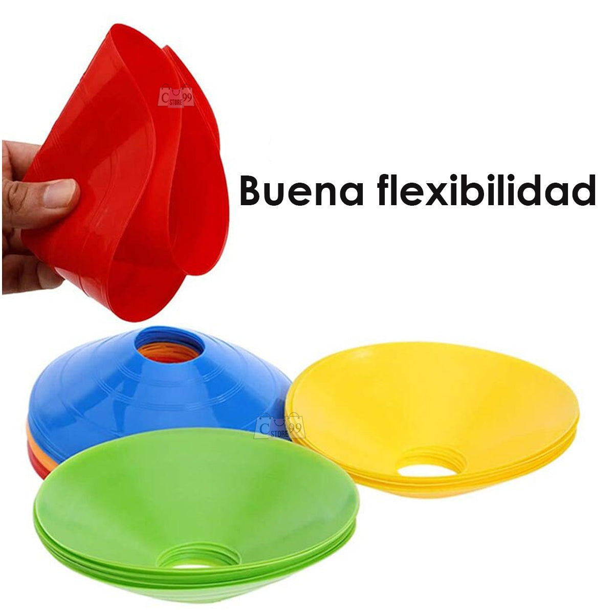 Cono De Agilidad Para Entrenamiento De Deportes 50 Piezas